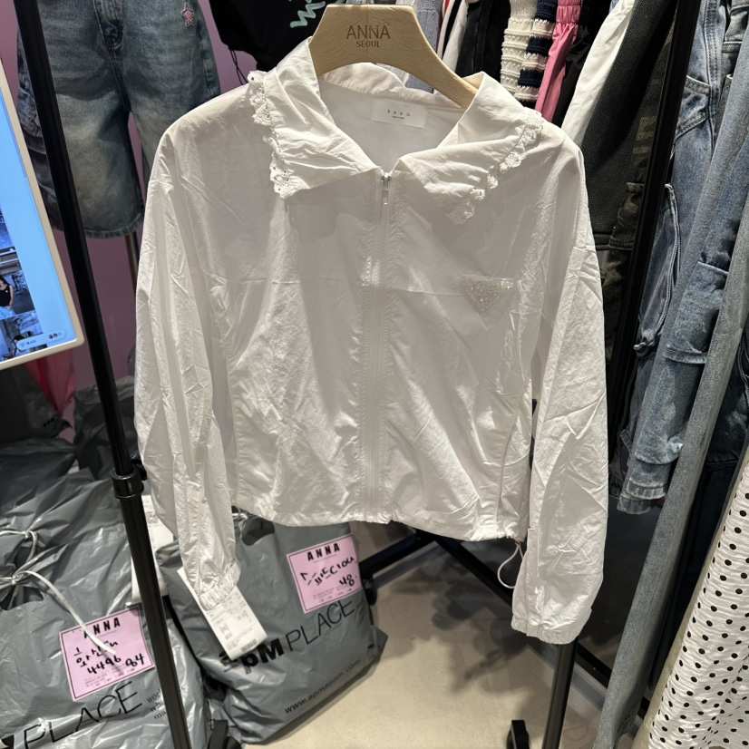 ANNA-P韓國代購女裝新款休閑熱賣26春夏人氣推薦襯衫蕾絲衫ANNA-P襯衫/蕾絲衫