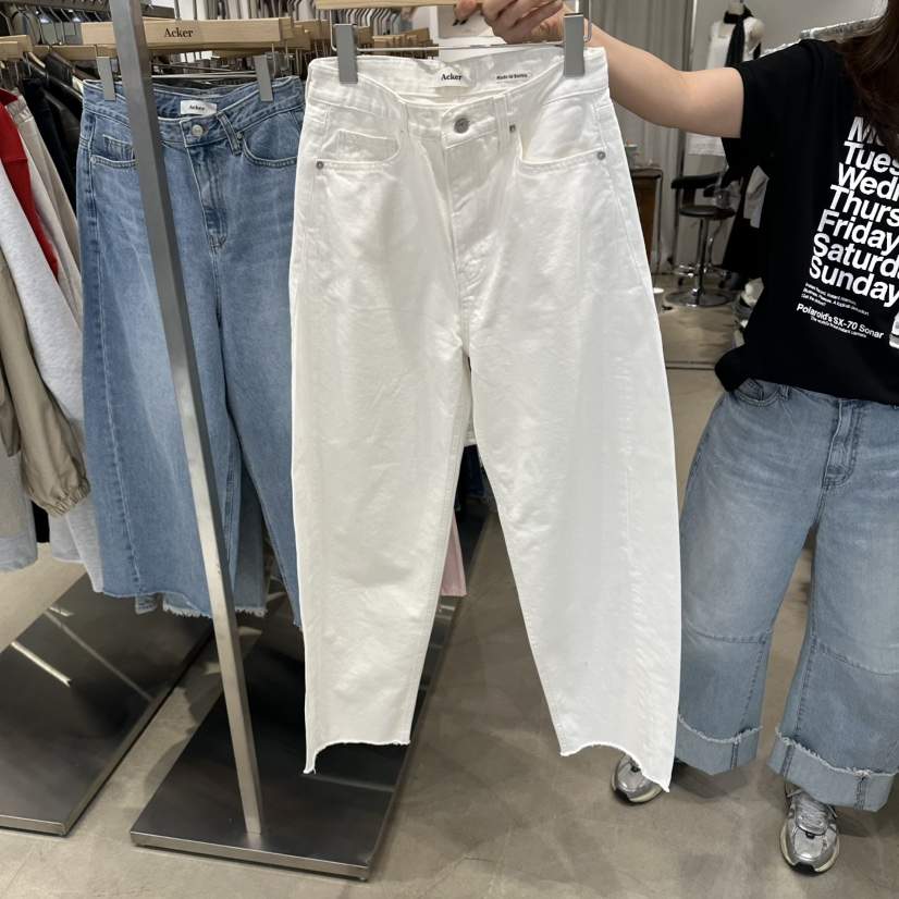 ACKER韓國東大門代購女裝新款推薦職業26春夏休閑休閑褲鏤空ACKER休閑褲