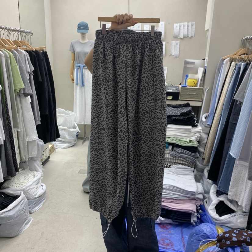 BREEZE韓國東大門代購女裝新品職業人氣推薦26春夏休閑褲提花BREEZE休閑褲