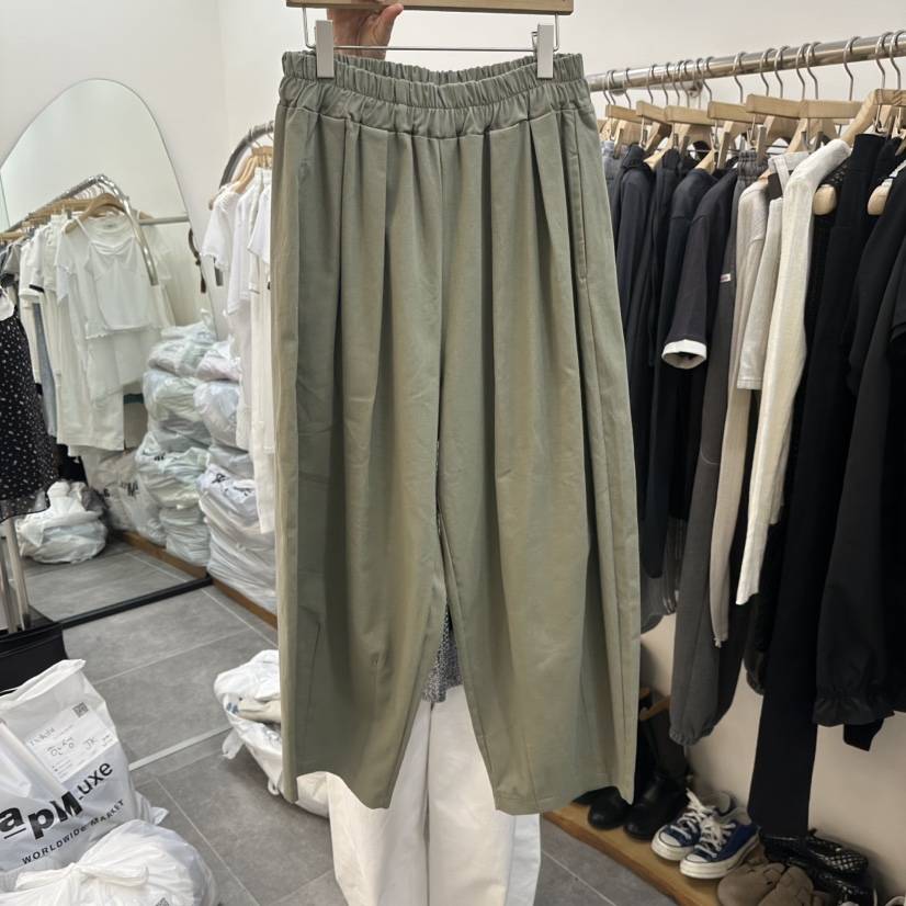 DELIGHT-L韓國東大門代購女裝新品時尚推薦休閑休閑褲褶裥DELIGHT-L休閑褲