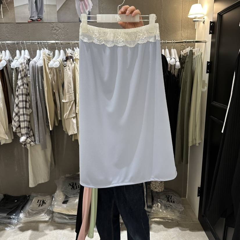 MIXXIN韓國直郵實拍女裝新品推薦人氣熱賣半身裙中短裙蕾絲MIXXIN半身裙/中短裙