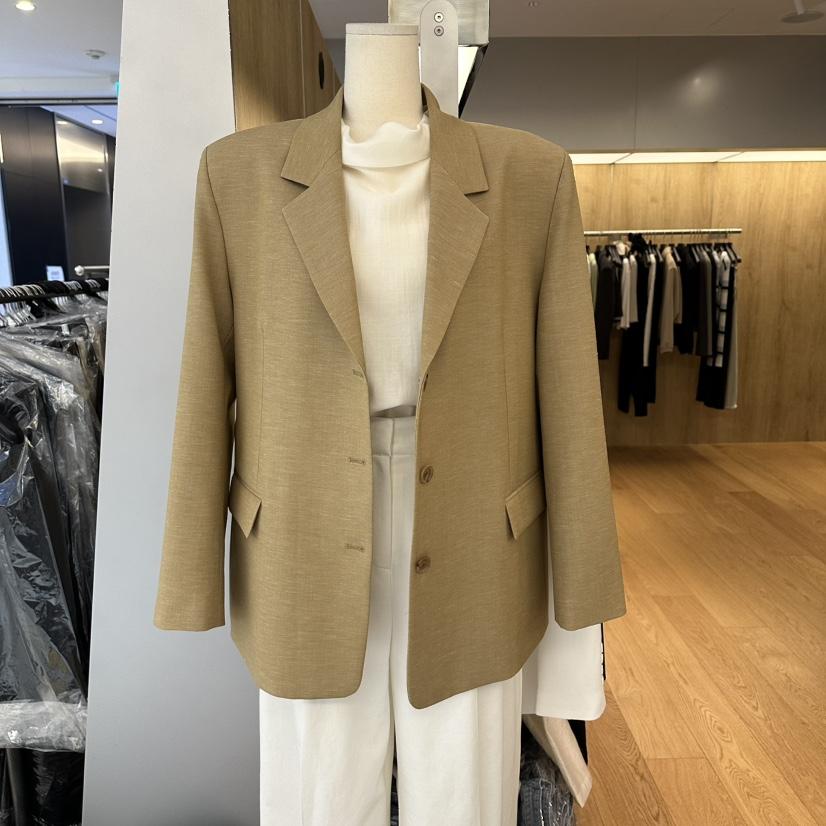 LEFANCY韓國東大門代購女士新品26春夏職業休閑夾克亞麻布LEFANCY夾克