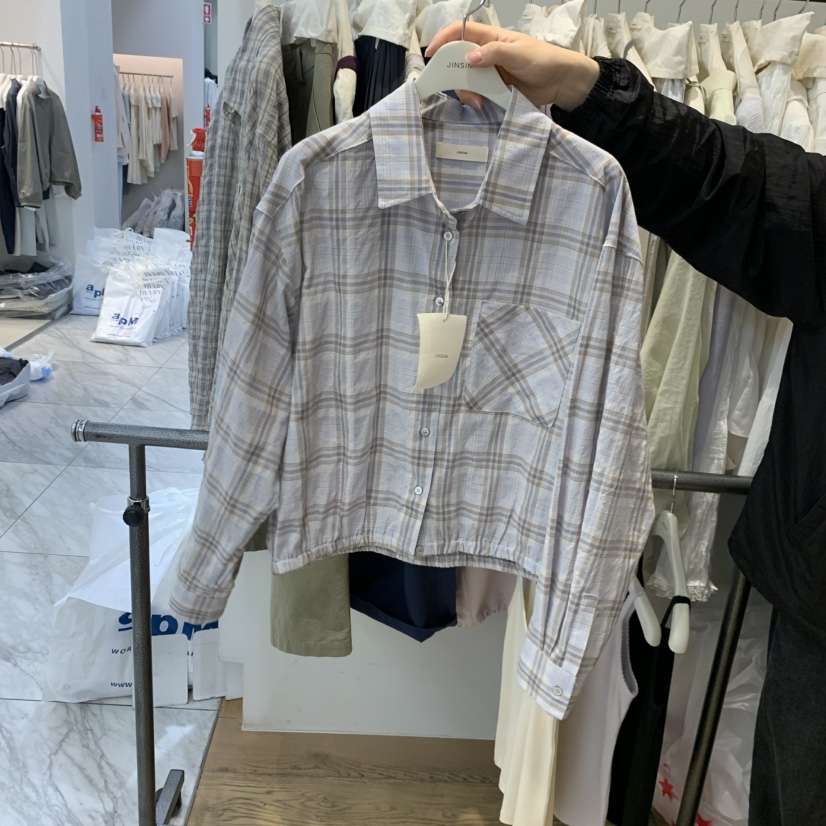 JINSIM韓國直郵實拍女士新款推薦職業人氣26春夏襯衫蕾絲衫JINSIM襯衫/蕾絲衫