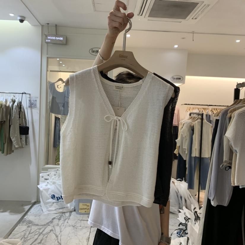 LA MAGIE FEMME韓國直郵女裝新款職業熱賣休閑吊帶背心Lamagie Femme吊帶/背心