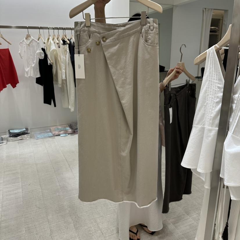 HAUTTE-P韓國直郵實拍女士新品休閑26春夏推薦職業時尚長裙HAUTTE長裙