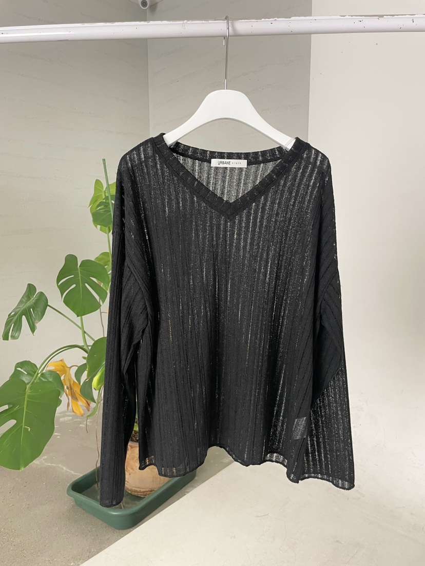 URBANE cloth韓國東大門直郵女士新品推薦熱賣針織衫V領URBANE cloth針織衫