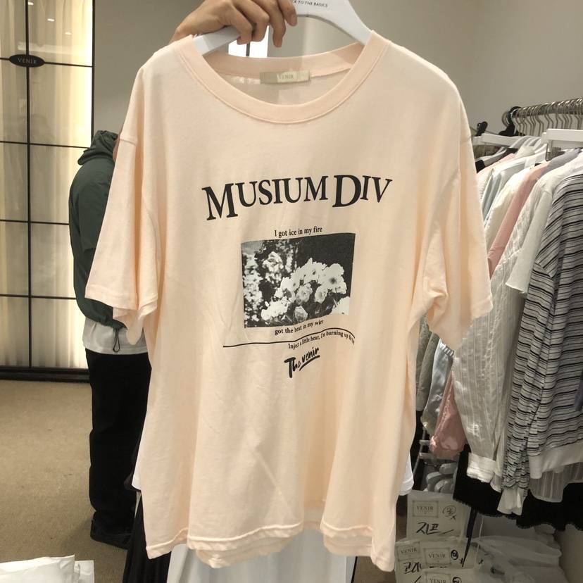 VENIR-a韓國直郵女裝新款熱賣職業時尚26春夏休閑人氣T恤VENIR-aT恤