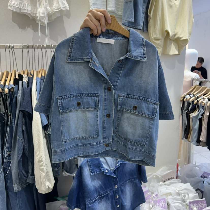 HIPTIQUE韓國東大門直郵女裝新款推薦休閑26春夏襯衫蕾絲衫HIPTIQUE襯衫/蕾絲衫