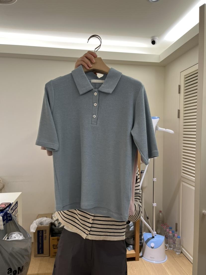 TIZZI韓國代購女裝新款推薦26春夏休閑人氣時尚熱賣職業T恤TIZZIT恤