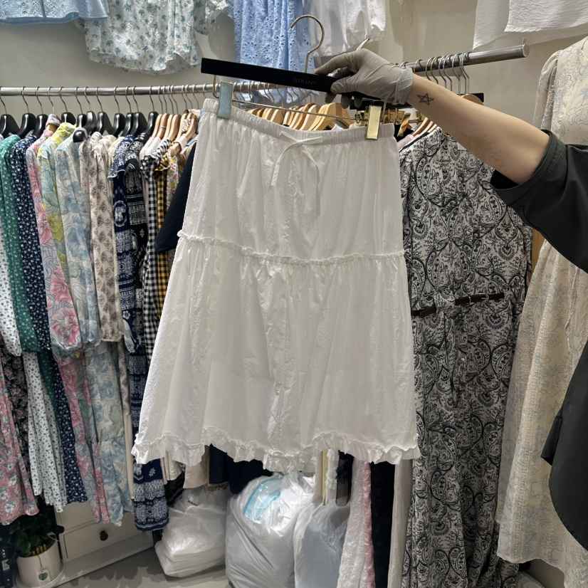 BIKINI韓國東大門直郵女裝新款休閑時尚26春夏半身裙中短裙BIKINI半身裙/中短裙