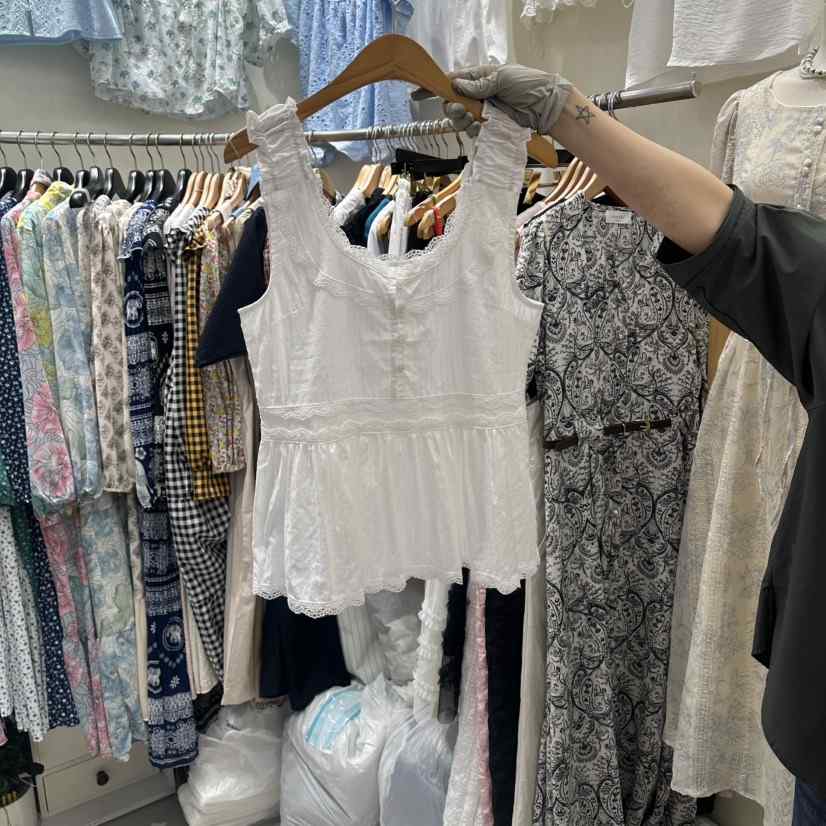 BIKINI韓國代購女士新款26春夏職業時尚休閑推薦吊帶背心BIKINI吊帶/背心