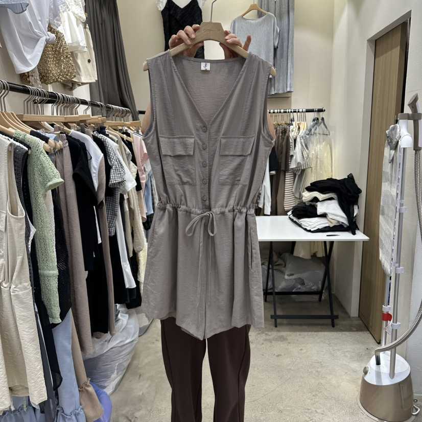 HOLYBANANA韓國東大門直郵女裝新款時尚推薦人氣休閑連體褲groovy.H/HOLYBANANA連體褲