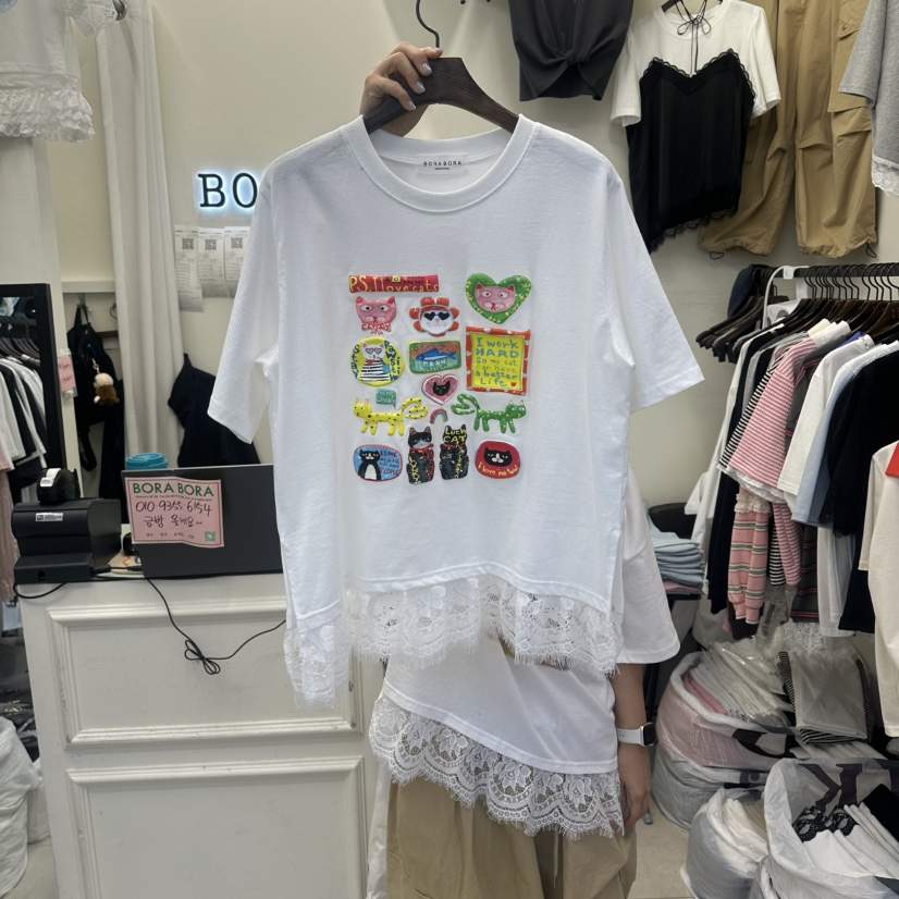 BORA BORA韓國東大門代購女裝新款推薦26春夏職業時尚T恤BORA BORAT恤