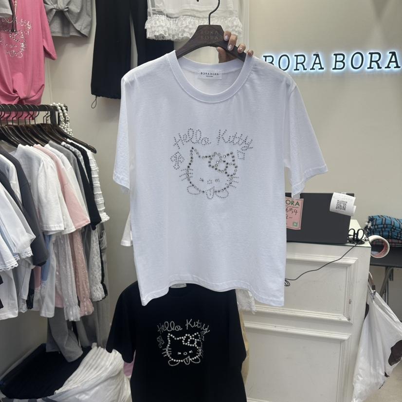 BORA BORA韓國東大門直郵女裝新品人氣熱賣26春夏T恤不含項鏈BORA BORAT恤