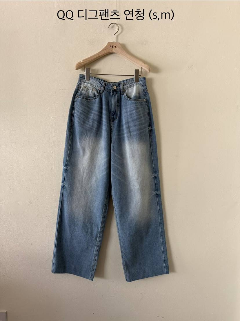 MENG東大門代購女士新品26春夏推薦真品職業休閑時尚牛仔褲MENG牛仔褲