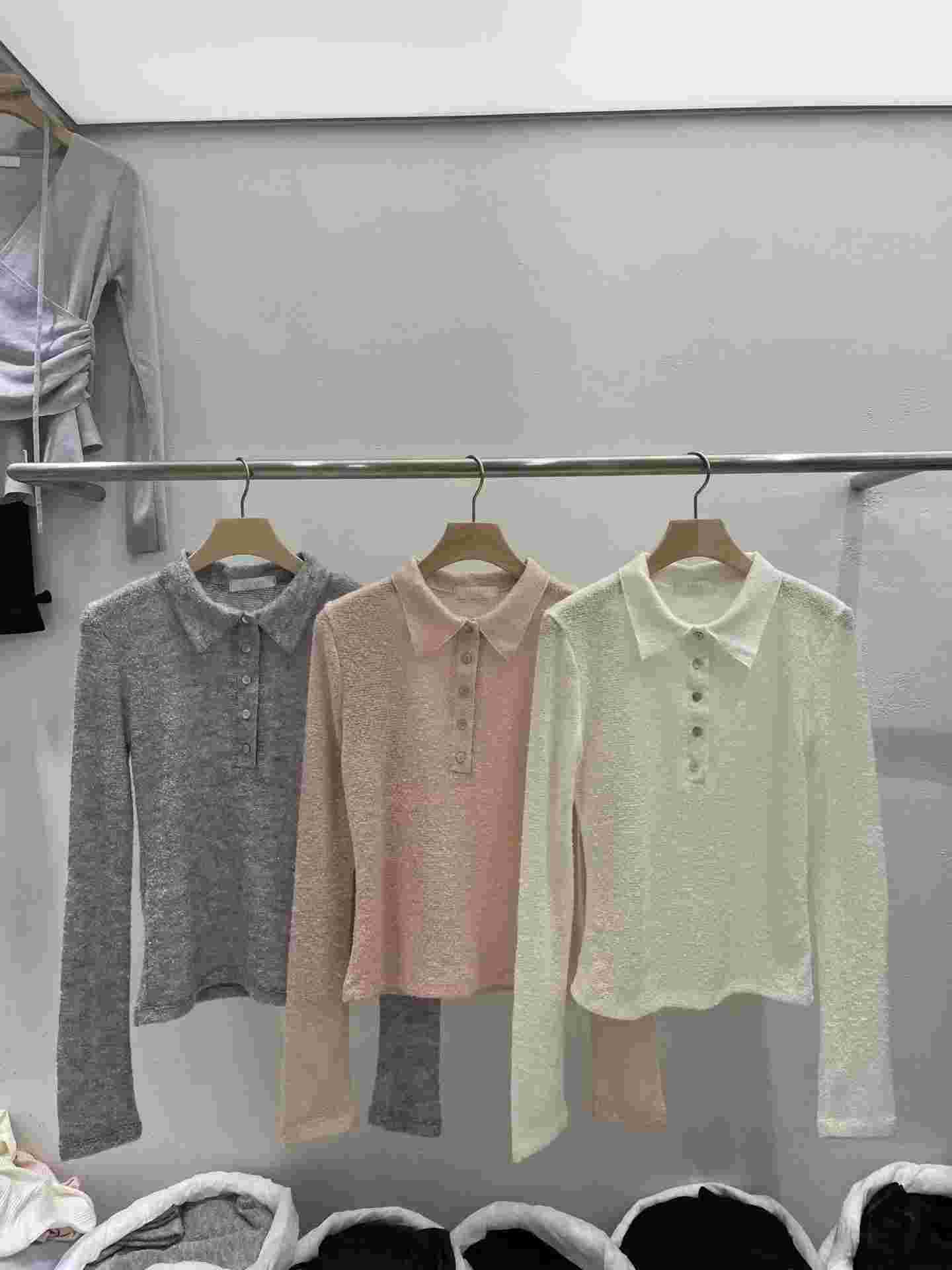 PLEASE/WW韓國代購女裝新款推薦時尚熱賣休閑26春夏長袖T恤PLEASE/WW長袖T恤