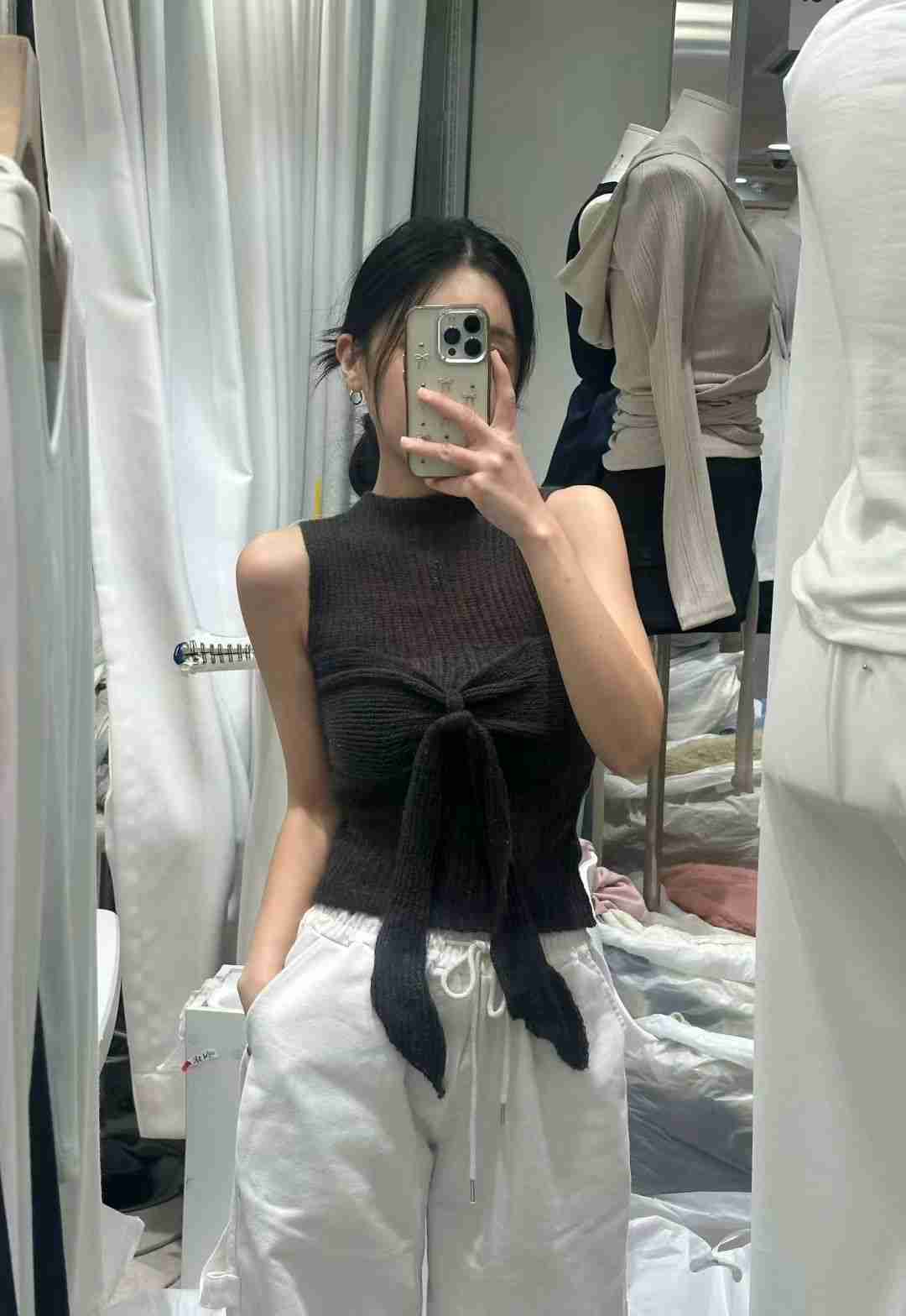 PLEASE/WW韓國代購女裝新款熱賣職業休閑人氣26春夏吊帶背心PLEASE/WW吊帶/背心