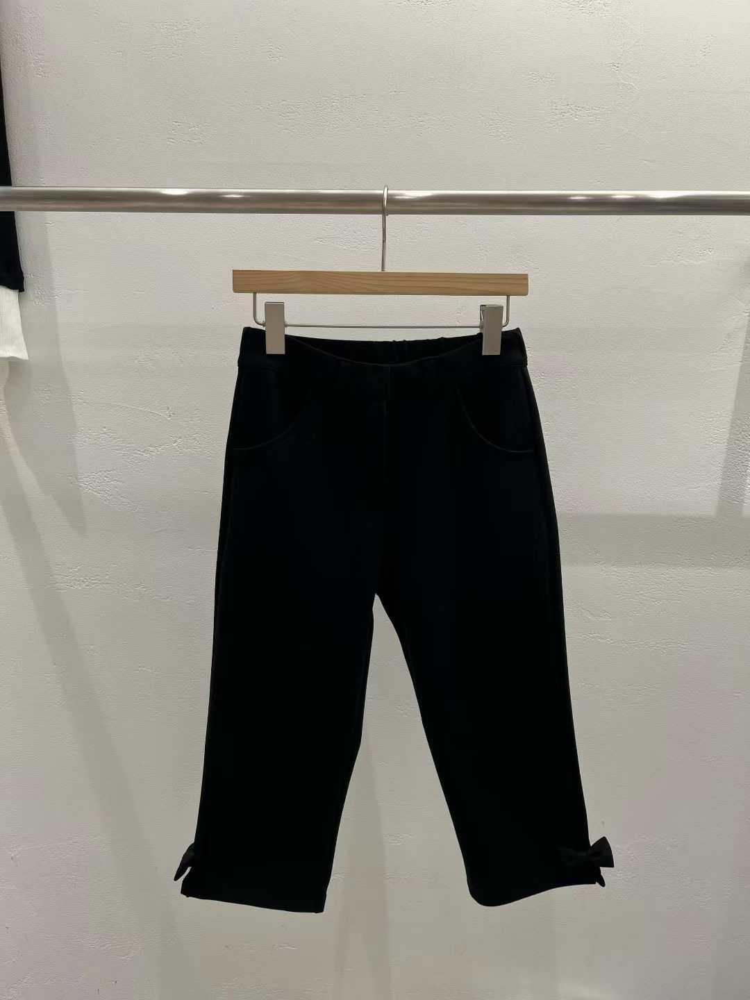 PLEASE/WW東大門代購女士新品26春夏職業休閑時尚短褲絲帶PLEASE/WW短褲