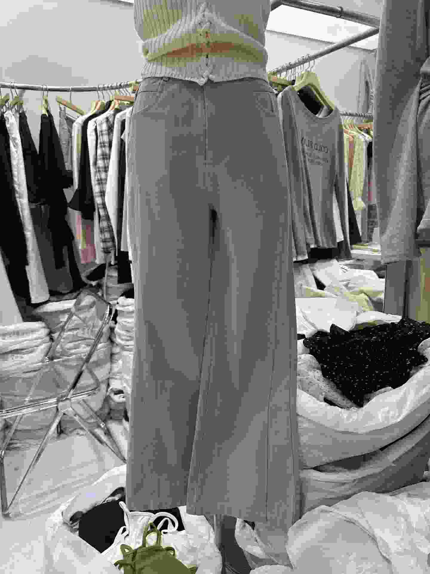 PLEASE/WW東大門代購女裝新款時尚推薦真品26春夏休閑褲PLEASE/WW休閑褲