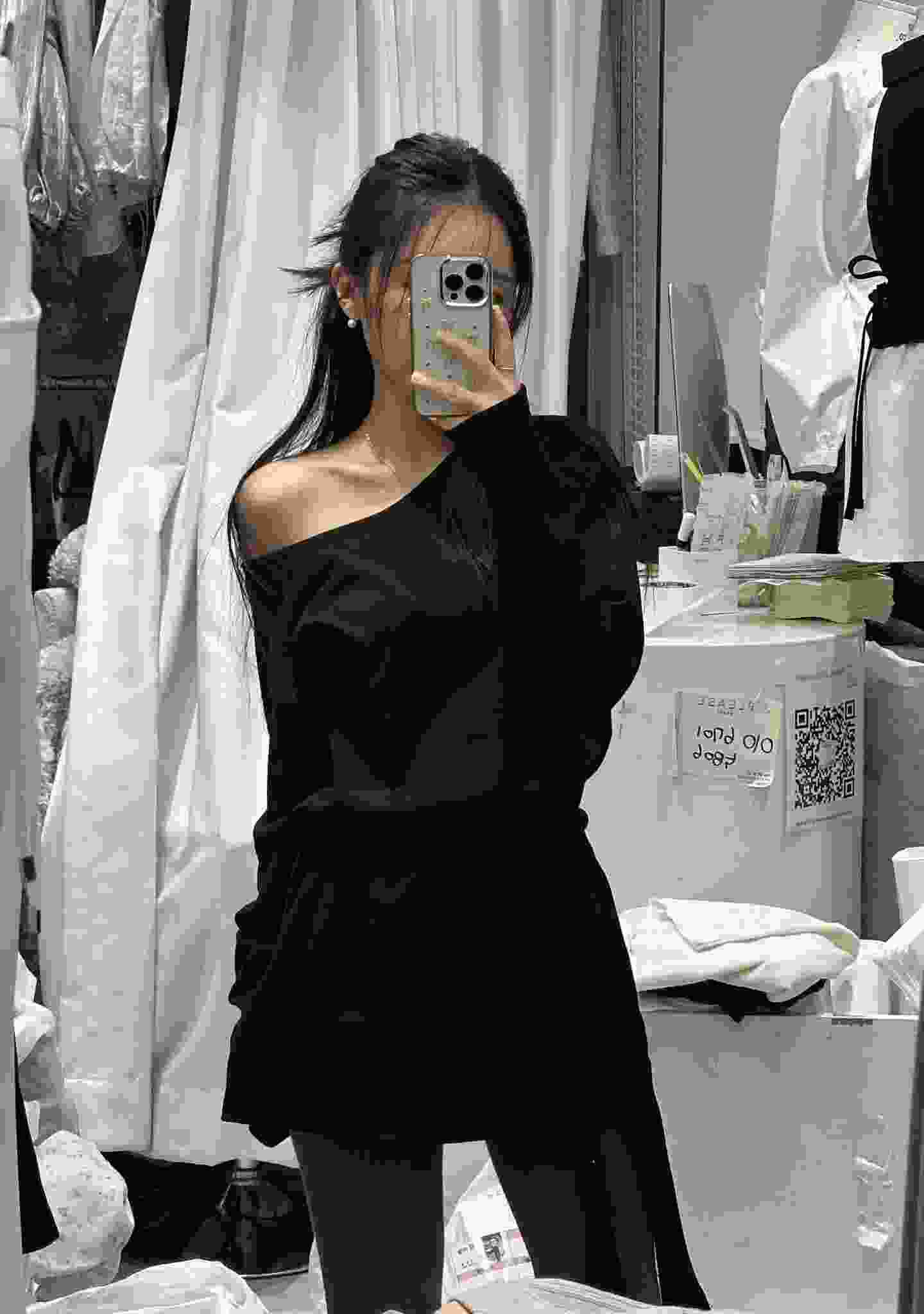 PLEASE/WW韓國代購女裝新款推薦休閑熱賣真品連衣裙含繩PLEASE/WW連衣裙