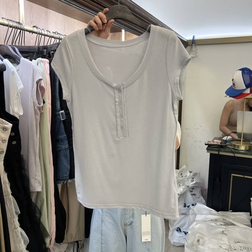 VIRKIN韓國東大門直郵女裝新款推薦時尚熱賣職業人氣26春夏T恤VIRKINT恤