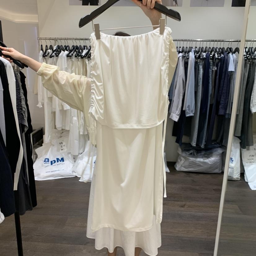 OURIN/THIS IS東大門實拍女士新品時尚26春夏人氣長裙天絲OURIN/THIS IS長裙