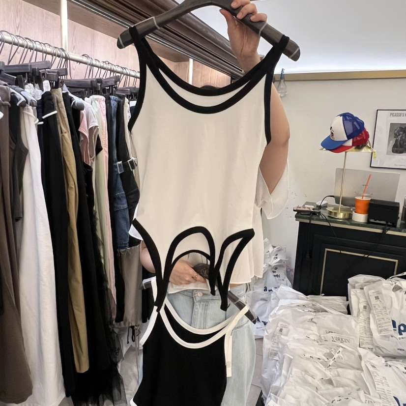 VIRKIN韓國直郵女士新品休閑26春夏熱賣人氣推薦吊帶背心VIRKIN吊帶/背心