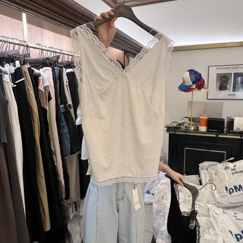 VIRKIN韓國代購女士新品人氣休閑時尚熱賣推薦26春夏吊帶背心VIRKIN吊帶/背心