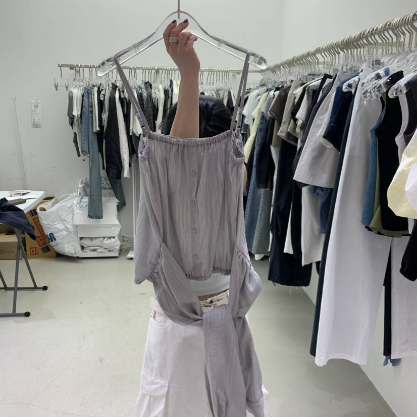 PADO韓國代購女裝新款人氣職業推薦26春夏休閑熱賣吊帶背心PADO吊帶/背心