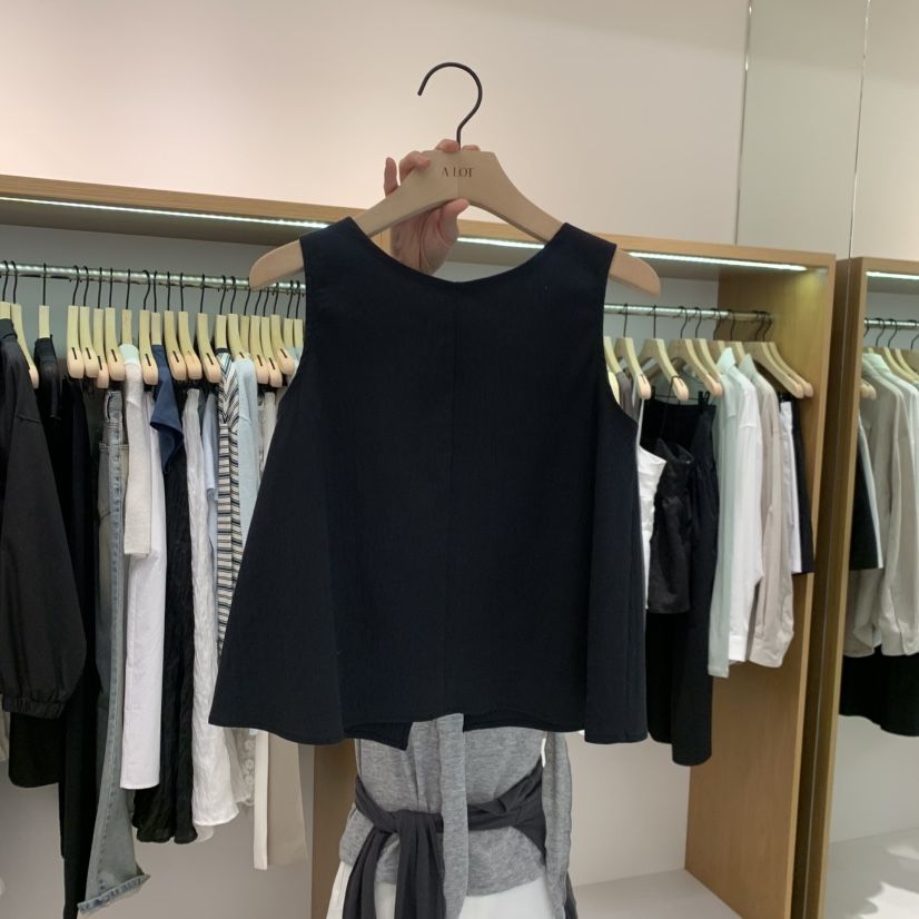 ALOT韓國東大門代購女士新款休閑熱賣推薦時尚26春夏吊帶背心A LOT吊帶/背心