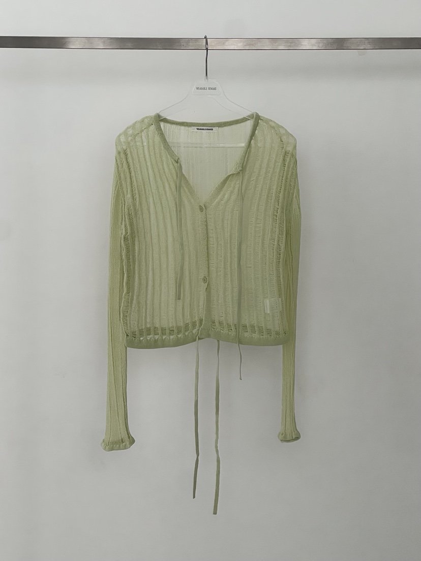 WEARABLE-L韓國東大門代購女裝新款熱賣人氣針織衫開衫羅紋WEARABLE針織衫