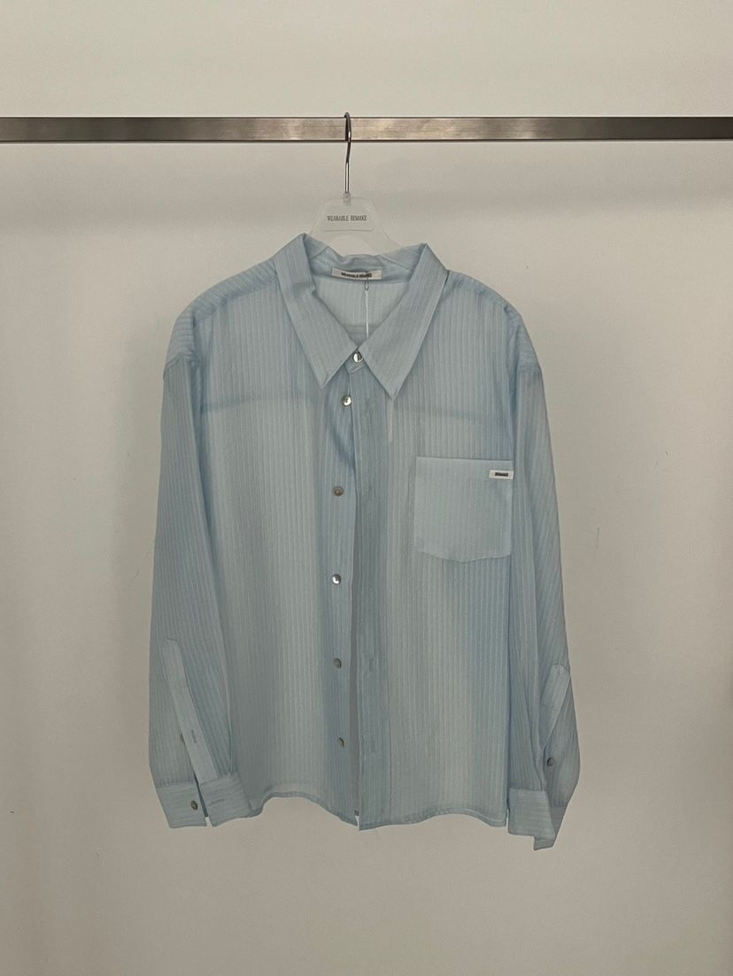 WEARABLE-L韓國東大門代購女裝新款職業26春夏襯衫蕾絲衫WEARABLE襯衫/蕾絲衫