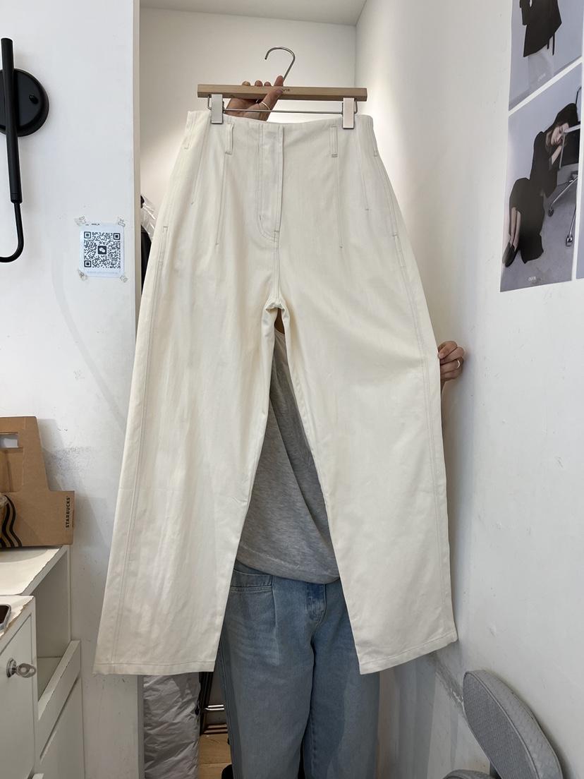 OUVIR韓國直郵女裝新品人氣休閑時尚推薦26春夏休閑褲腰帶亞麻O.V.R/OUVIR休閑褲