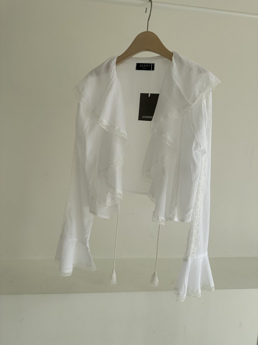 JOURNEY韓國代購女裝新品人氣26春夏休閑職業時尚襯衫蕾絲衫JOURNEY襯衫/蕾絲衫