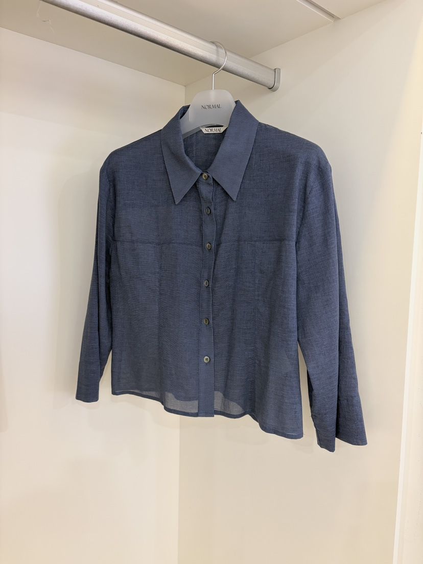 NORMAL韓國東大門直郵女士新款推薦職業26春夏襯衫蕾絲衫NORMAL襯衫/蕾絲衫