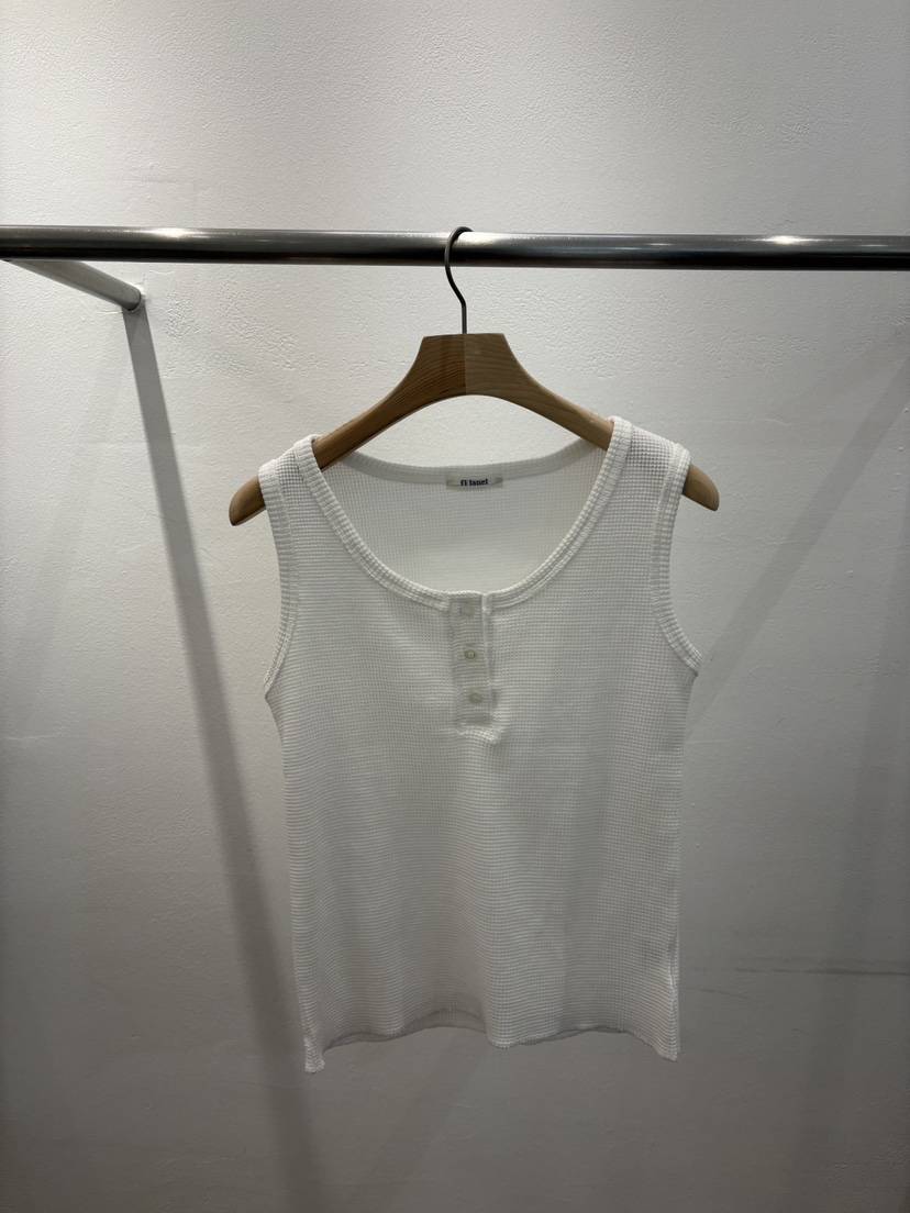 FL LANEL韓國東大門直郵女裝新品推薦吊帶背心華夫格格紋FL LANEL吊帶/背心