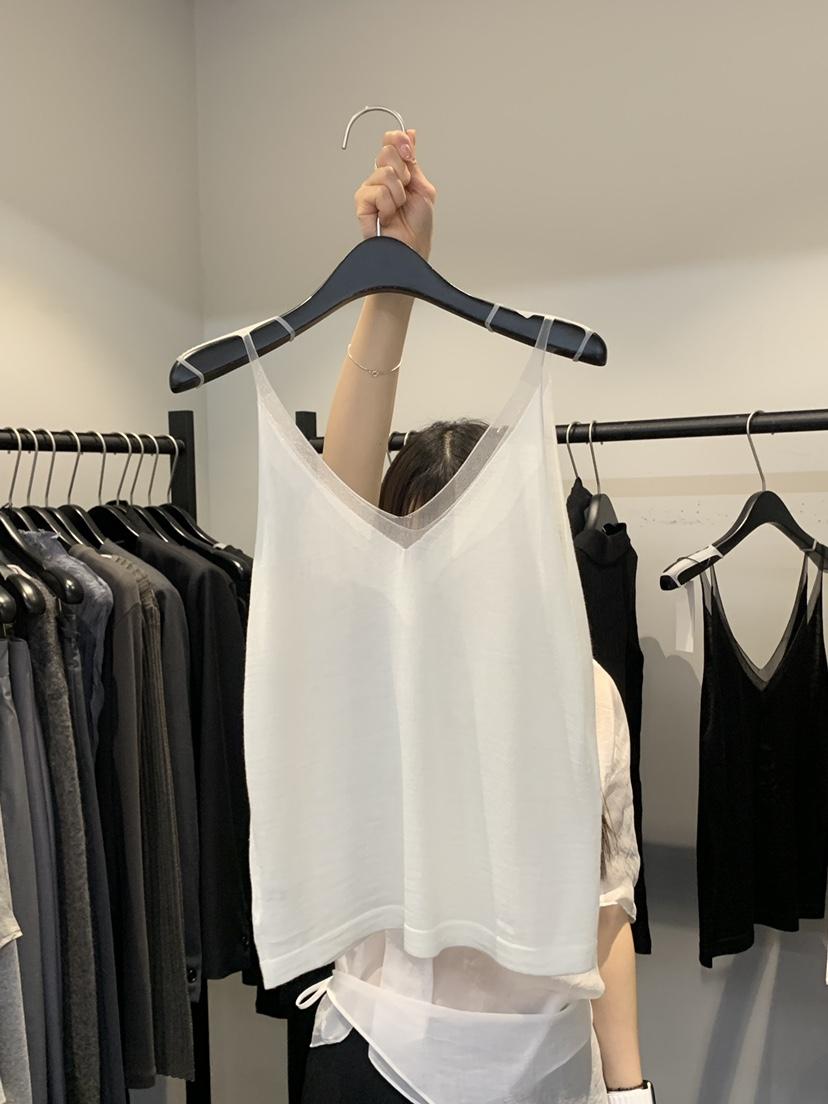 FORTH韓國東大門直郵女士新品時尚休閑人氣推薦吊帶背心透明FORTH吊帶/背心