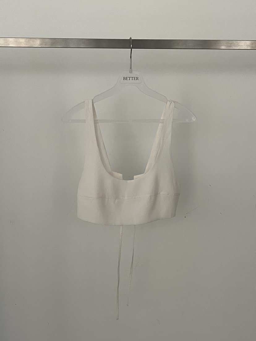 BETTER韓國東大門直郵女士新款時尚人氣26春夏吊帶背心亞麻BETTER吊帶/背心
