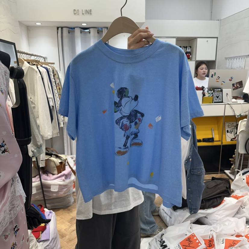 DE LINE韓國東大門代購女士新款時尚休閑26春夏熱賣人氣T恤DE LINET恤