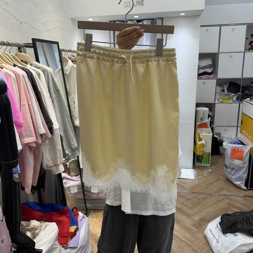 DE LINE韓國東大門直郵女士新品職業熱賣推薦半身裙中短裙DE LINE半身裙/中短裙