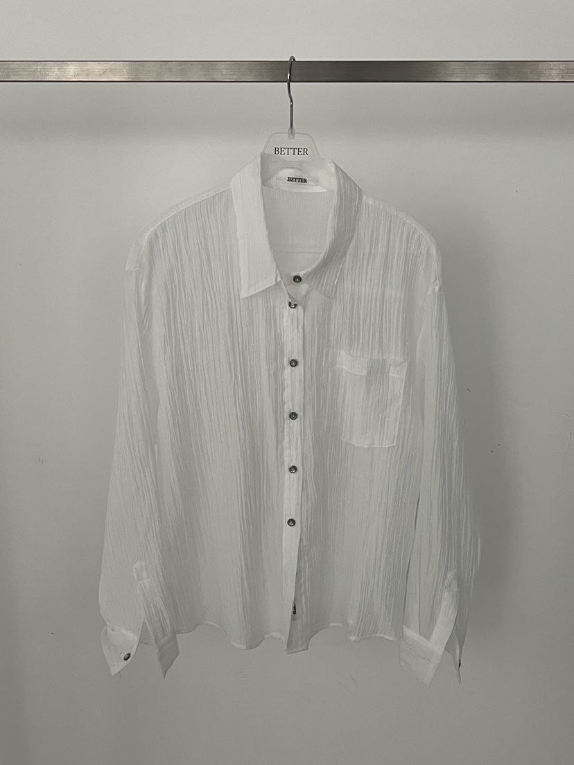 BETTER韓國直郵實拍女士新品職業休閑26春夏時尚襯衫蕾絲衫BETTER襯衫/蕾絲衫