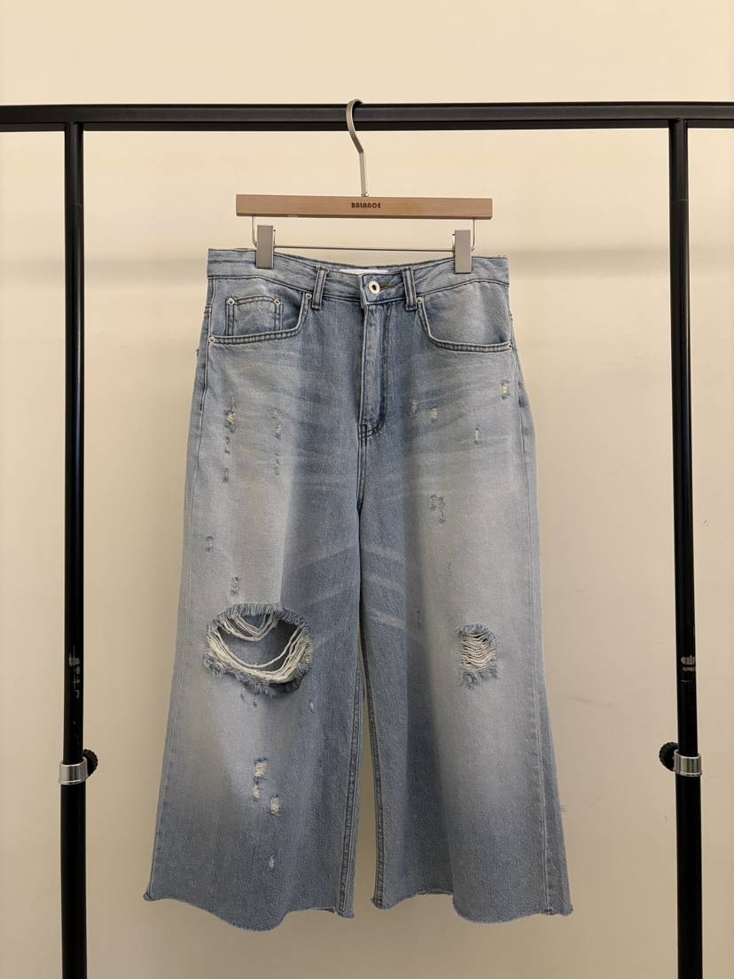 BALANCE韓國東大門代購女士新品熱賣人氣時尚休閑職業牛仔褲BALANCE牛仔褲