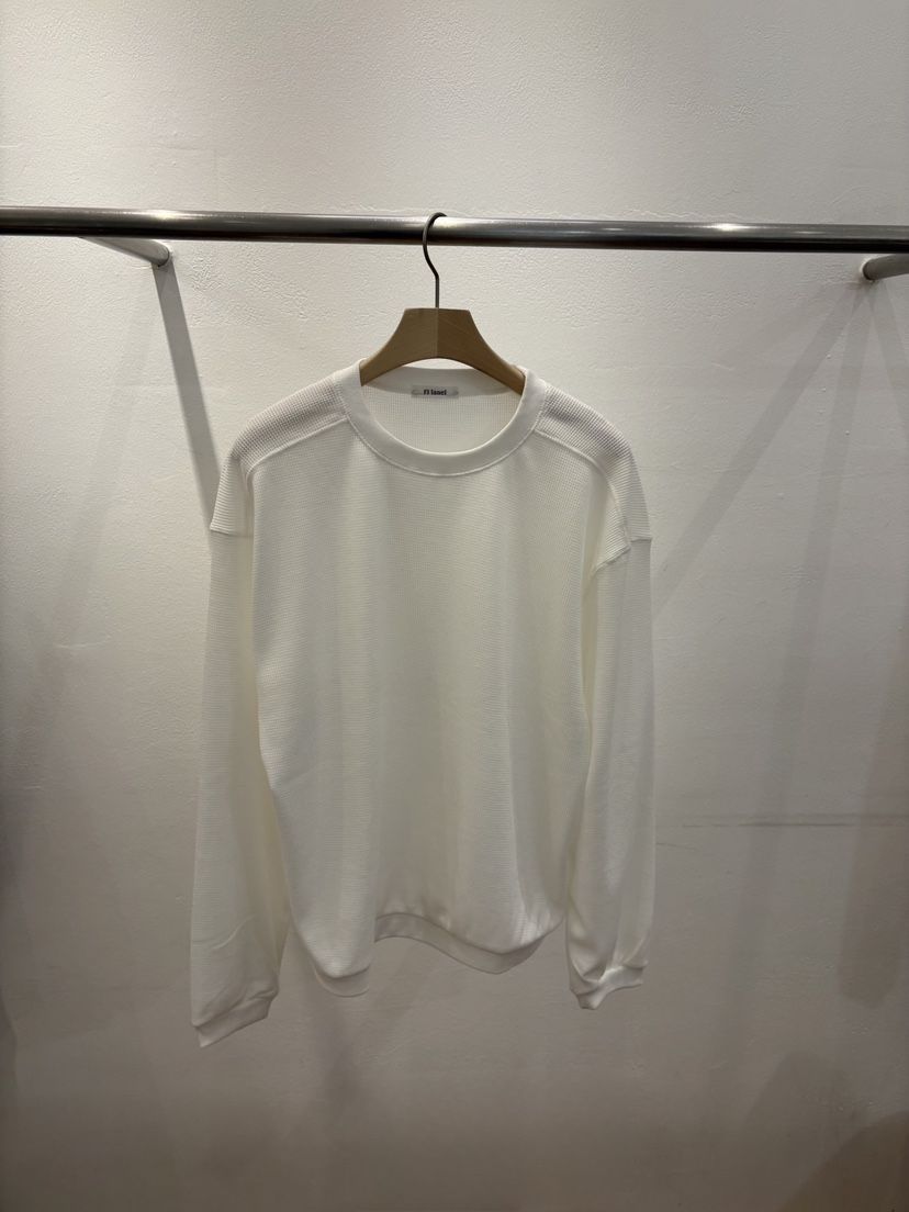 FL LANEL韓國東大門代購女裝新款職業衛衣華夫格格紋透明FL LANEL衛衣