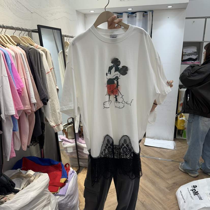 DE LINE韓國東大門代購女裝新品時尚休閑熱賣26春夏人氣T恤DE LINET恤