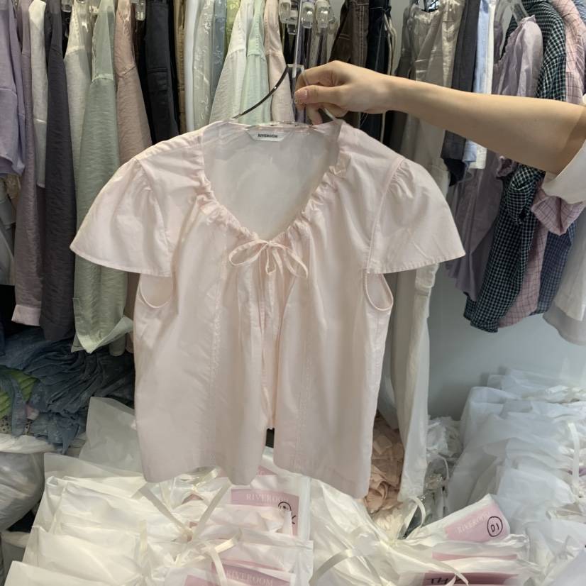 RIVEROOM韓國東大門直郵女士新品時尚26春夏推薦襯衫蕾絲衫RIVEROOM襯衫/蕾絲衫
