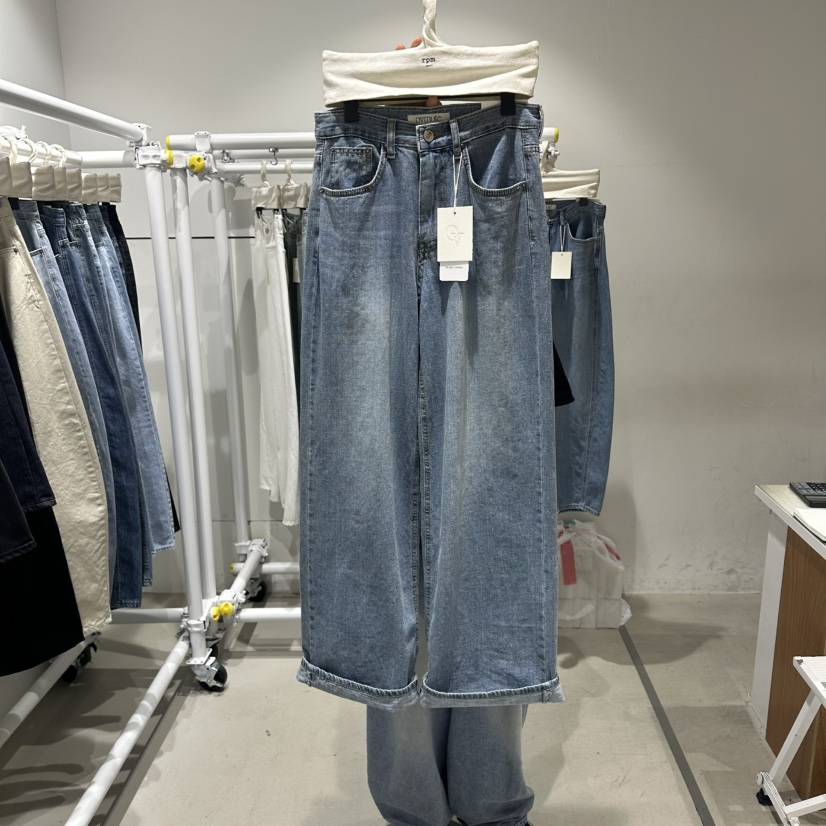 RPM/OVMUTE韓國東大門代購女士新款人氣26春夏職業牛仔褲RPM/OVMUTE牛仔褲