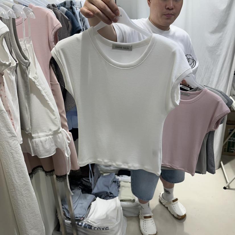 OWNS韓國直郵女士新款職業人氣休閑時尚推薦熱賣26春夏T恤OWNS HAUST恤