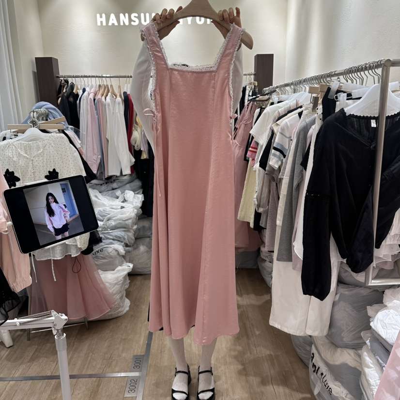 HANSUNGHYUN韓國東大門代購女裝新款26春夏時尚連衣裙蕾絲HANSUNGHYUN連衣裙