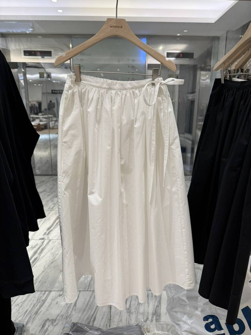 MONIQUE韓國直郵實拍女裝新款26春夏熱賣半身裙中短裙綁帶MONIQUE半身裙/中短裙