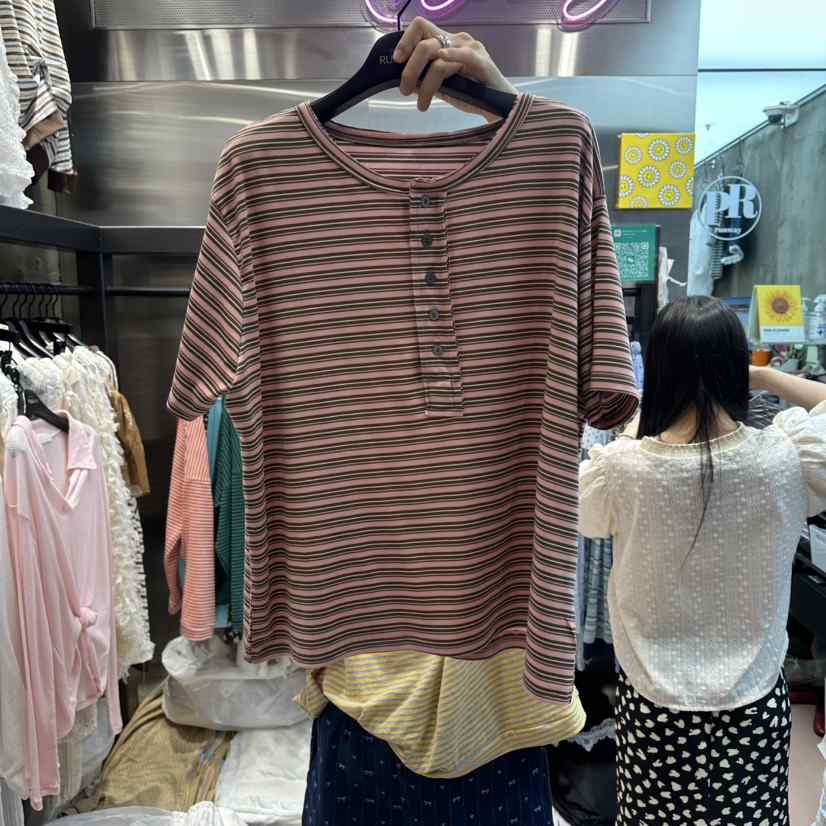 RUNWAY-런웨이韓國直郵女裝新款熱賣職業26春夏人氣推薦T恤RUNWAYT恤